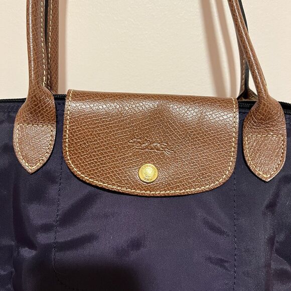 Longchamp Le Pliage Sac Shopping Small Shoulder Bag Purple - Picture 7 of 10